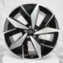 RIN 20X8 5-112 R1 SPORT VH2038 BLACK MACHINE FACE ET40 CB57.1